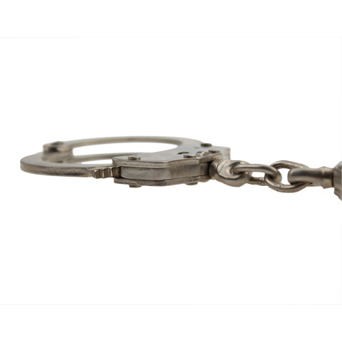 Nickel plated carbon steel handcuffs HC0854